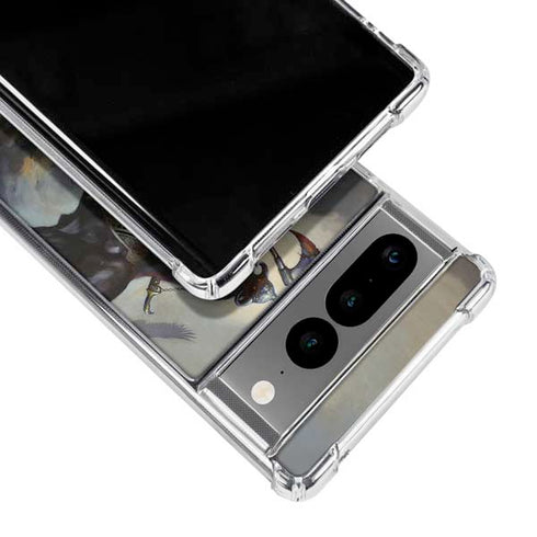 Frazetta Death Dealer on Horseback Google Pixel 7 Pro Clear Case